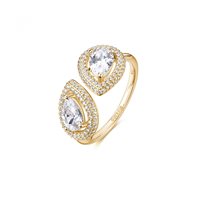 Ring Rosato Woman Anna in Silver Zirconia RZAN34B - RZAN34B